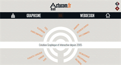 Desktop Screenshot of actucom.fr