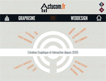 Tablet Screenshot of actucom.fr